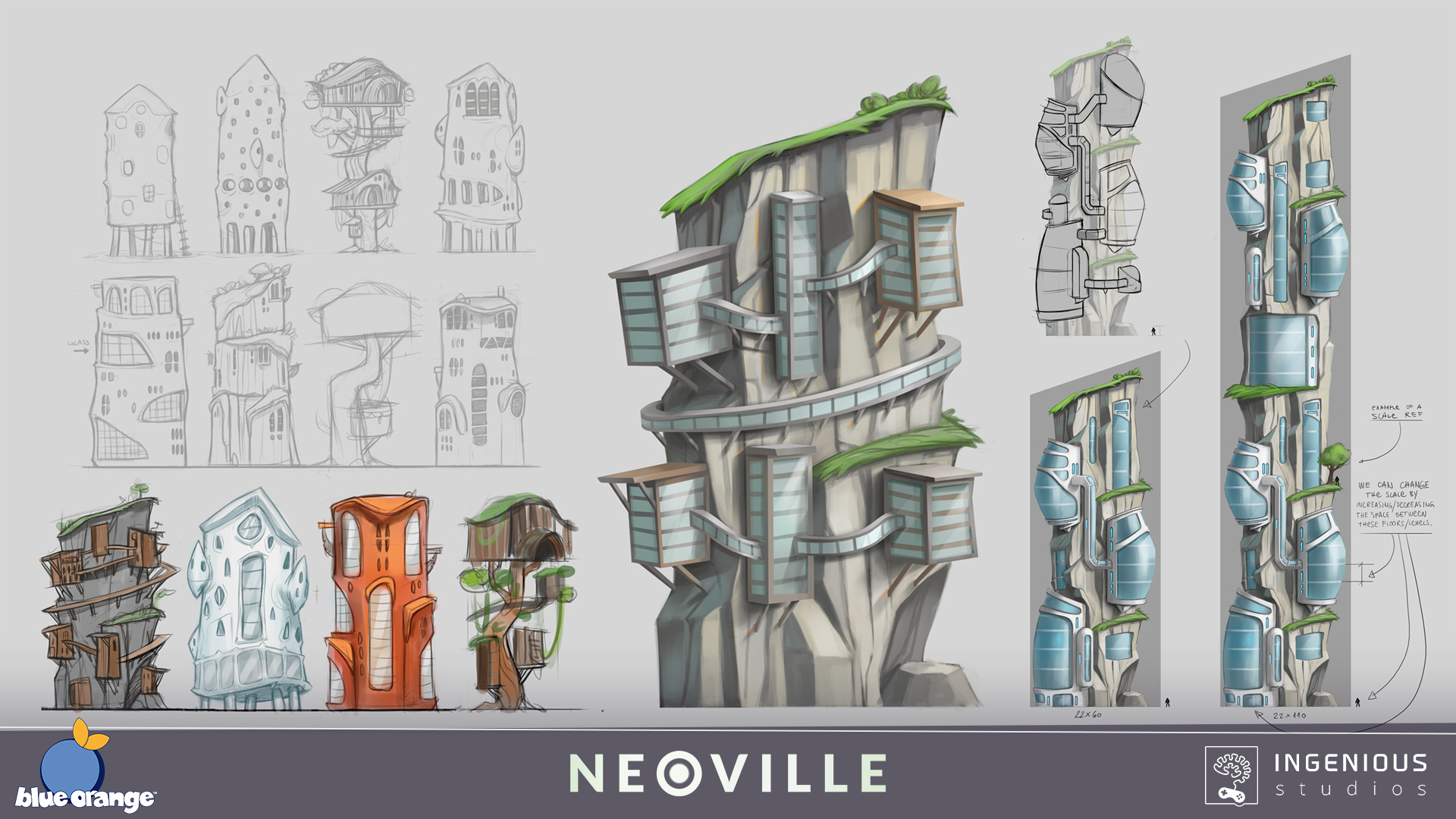 Neoville Board Game Art